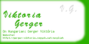 viktoria gerger business card